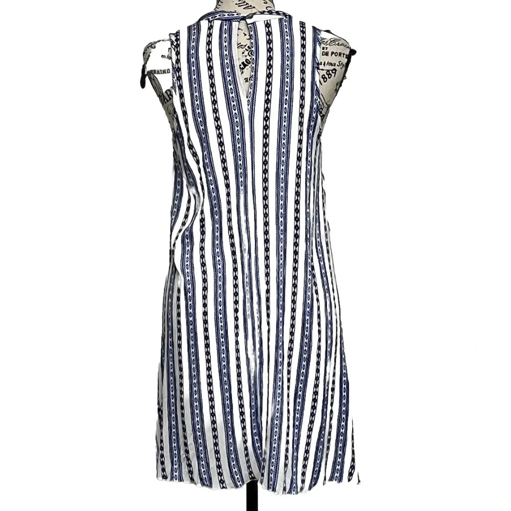 ELAN Aztec Southwest Mini Dress Women’s S | Boho Festival Swing Shift Resort - Picture 5 of 9